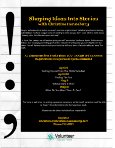 Writing with Christine Henenbury sm