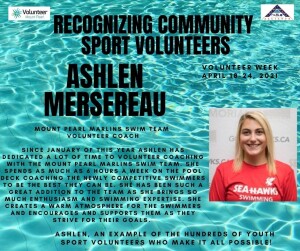 Volunteer Week - Ashlen Mersereau